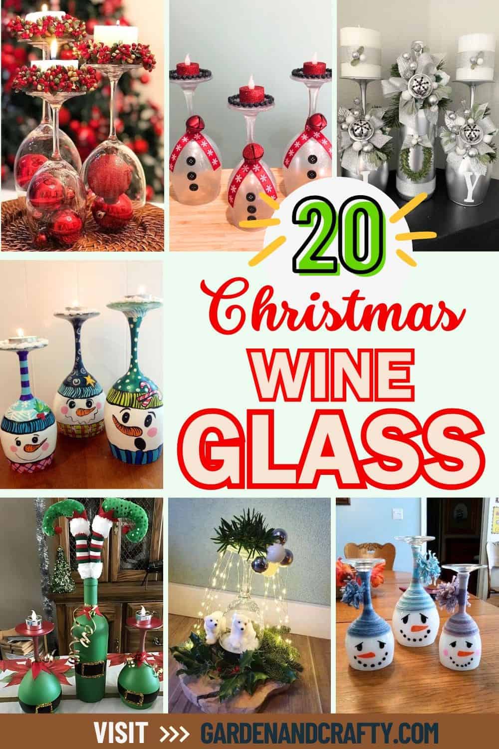 Top 20 Wine Glass Christmas Decor Ideas You Must Try