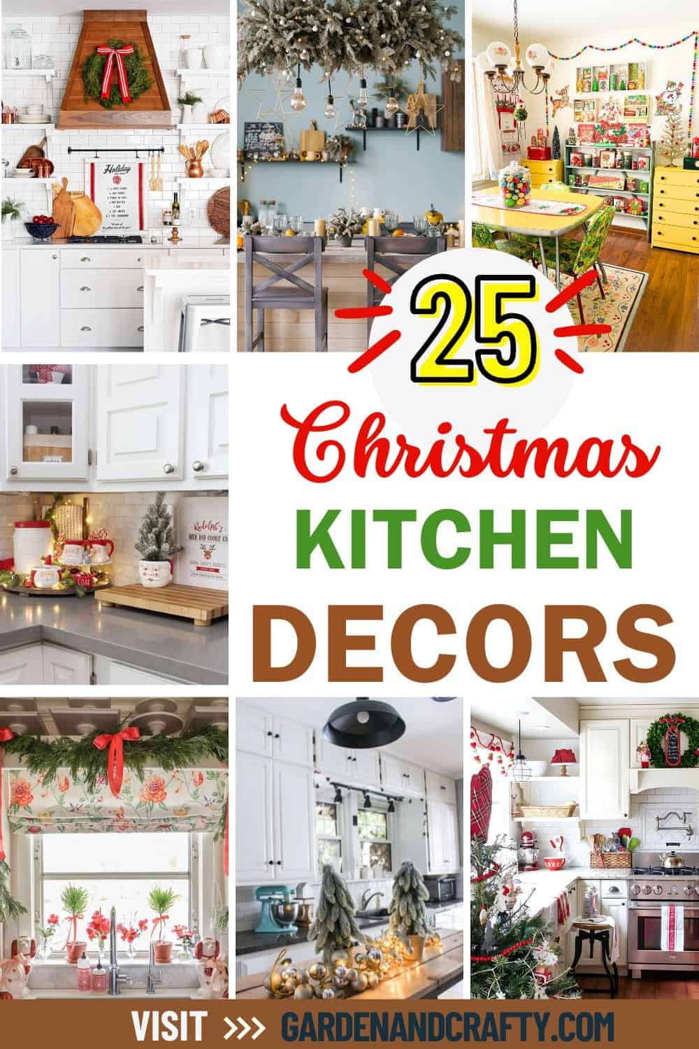 Top 25 Brilliant Ideas to Decorate Your Kitchen This Christmas