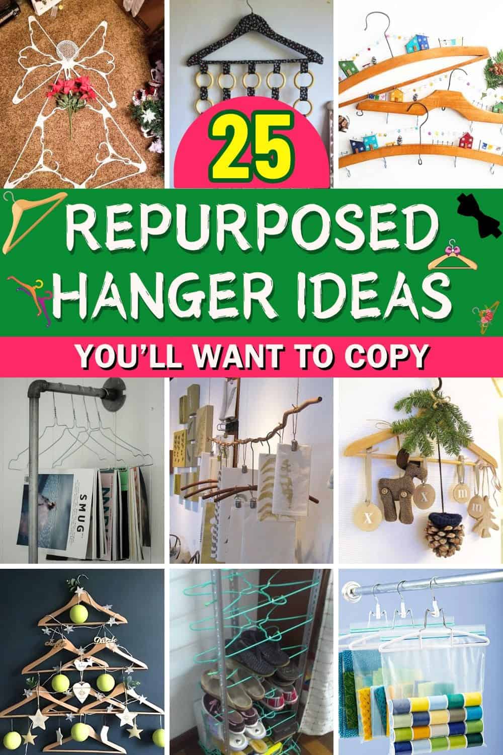 Top 25 Brilliantly Repurposed Hanger Ideas You'll Want to Copy