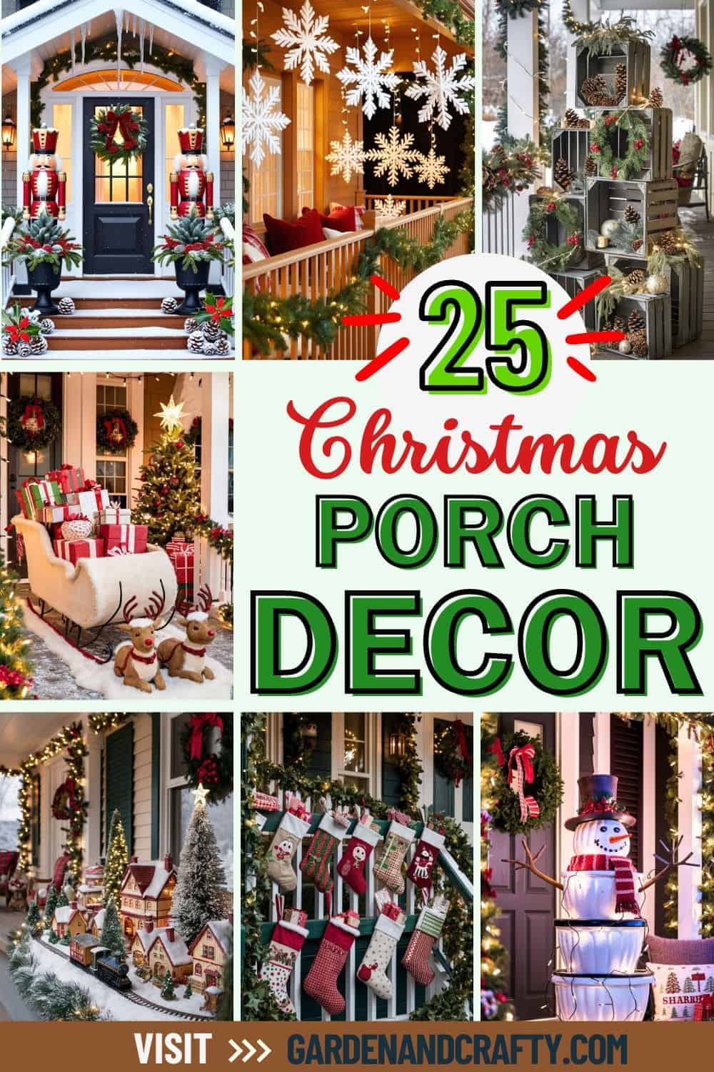 Top 25 Magical Christmas Front Porch Decor Ideas to Enchant Your Home