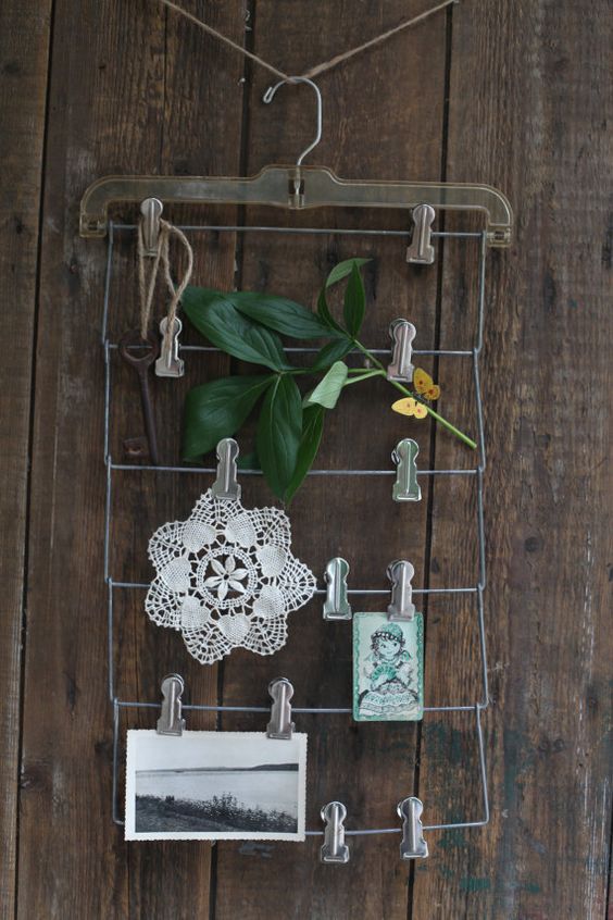 Vintage Clip Display Hanger