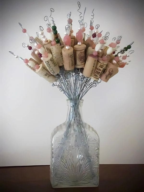 Whimsical Cork Bouquet Display