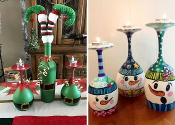 Wine Glass Christmas Decor Ideas