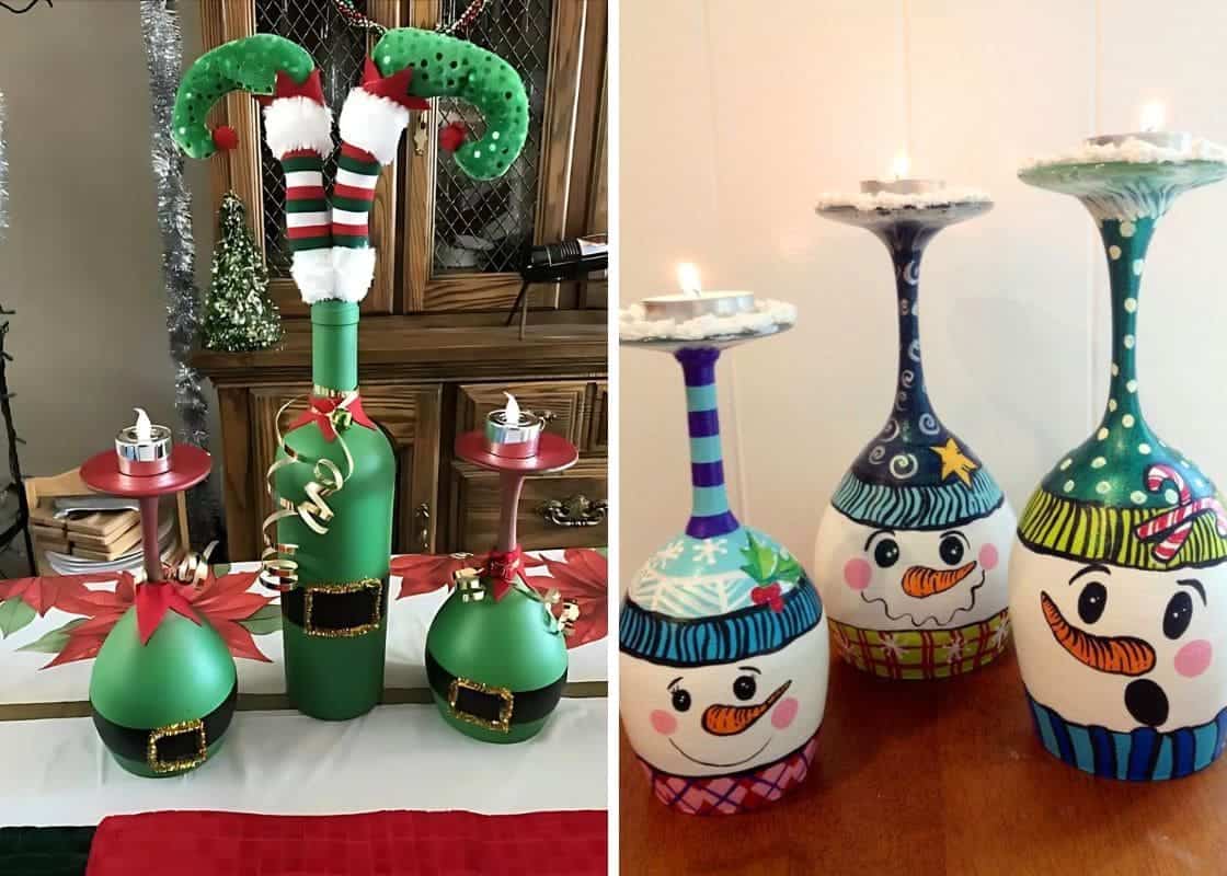 20 Wine Glass Christmas Decor Ideas You Must Try This Holiday Season