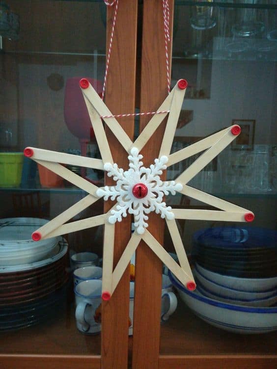 Stunning Snowflake Star Ornament