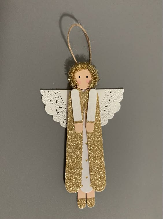 Glittering Angel Ornament Craft