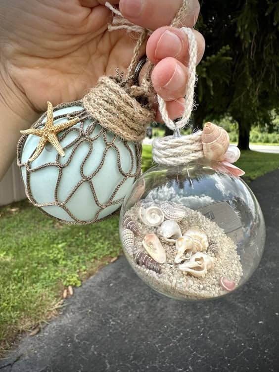 Seashell Christmas Ornaments Delight