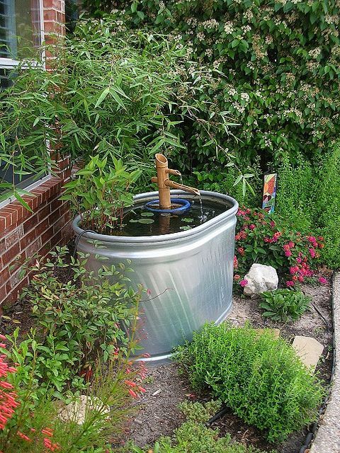 Zen Bamboo Water Basin