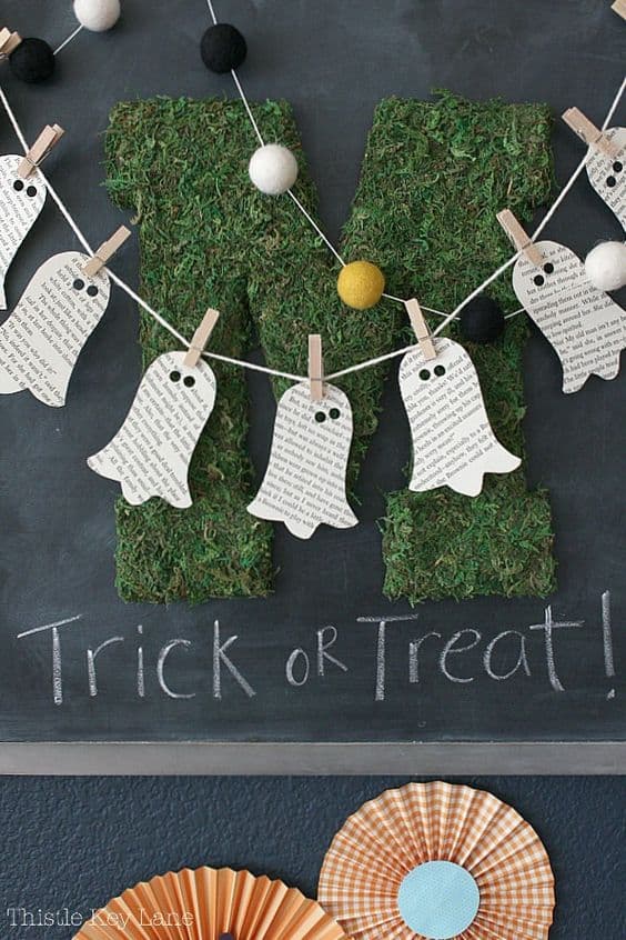 Textured Ghost Garland