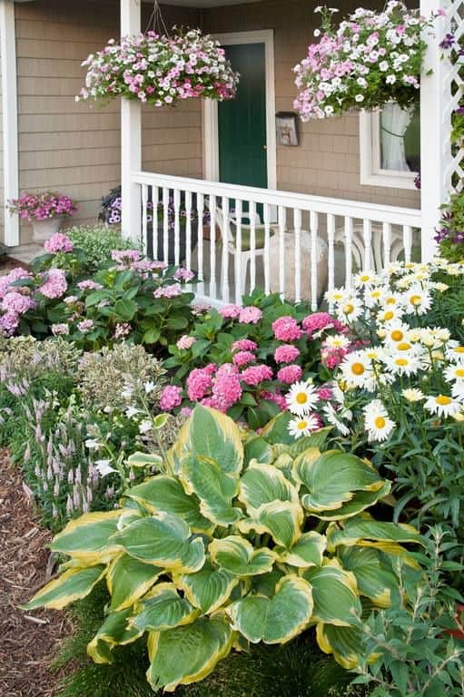 Charming Floral Porch Oasis