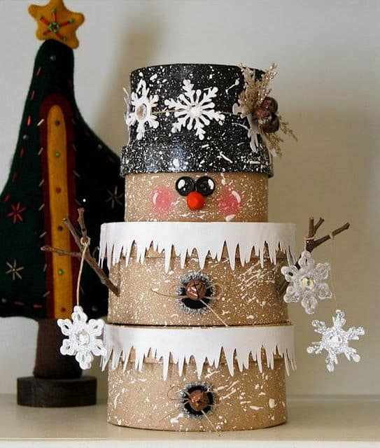 Charming Frosty Snowflake Stacker