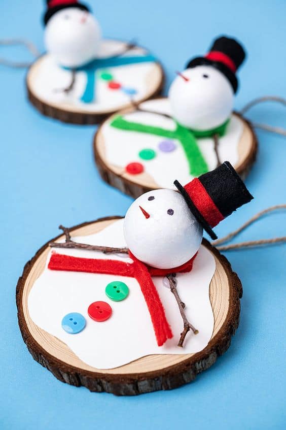 Cute Snowman Tree Ornaments