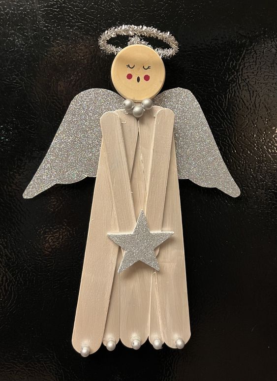 Glittering Angel Ornament Craft