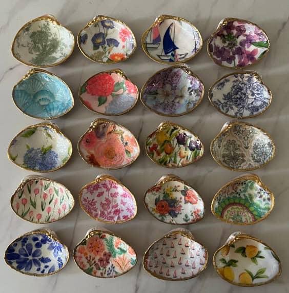 Whimsical Seashell Trinket Dishes