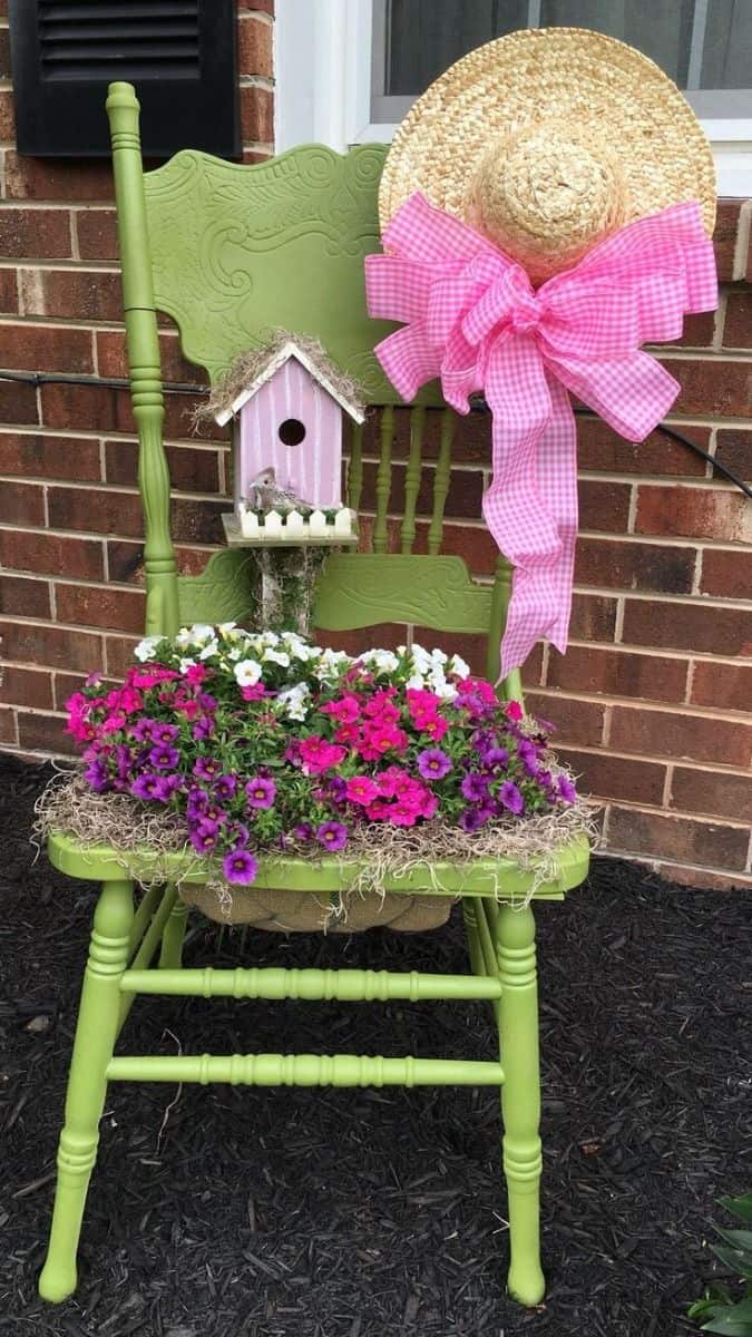 Charming Chair Planter Delight