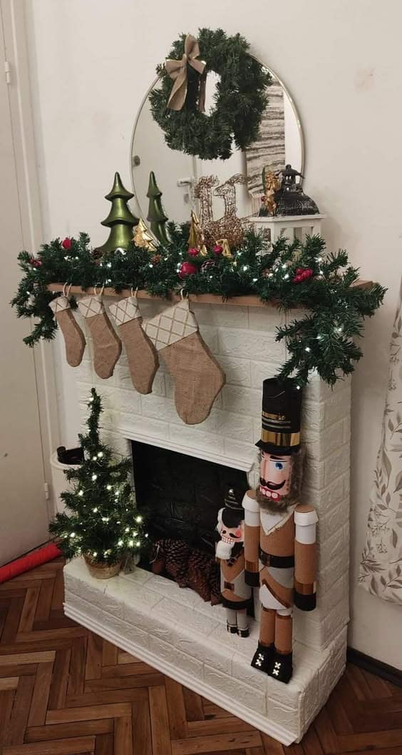 Nutcracker Wonderland Mantel Decor