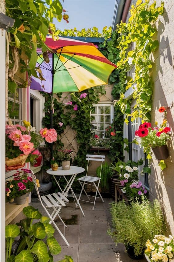 Colorful Cozy Corner Patio