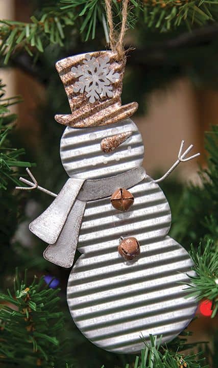 Festive Corrugated Snowman