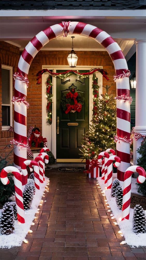 Candy Cane Wonderland Entrance