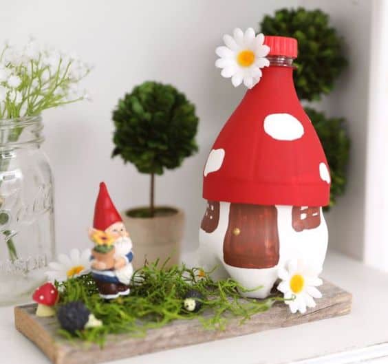 Whimsical Fairy Cottage Planter