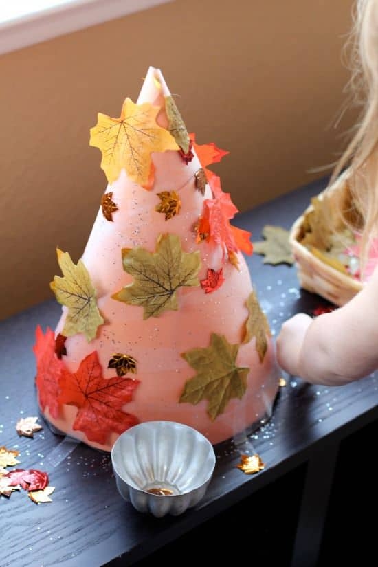 Enchanting Leaf Cone Craft