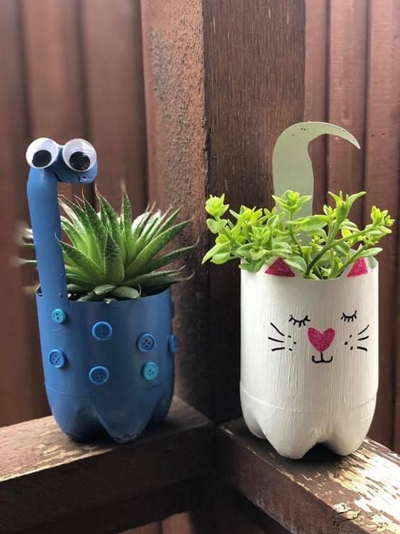 Adorable DIY Animal Planters