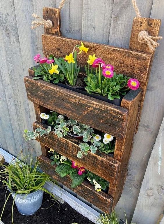 Rustic Wall Planter Charm