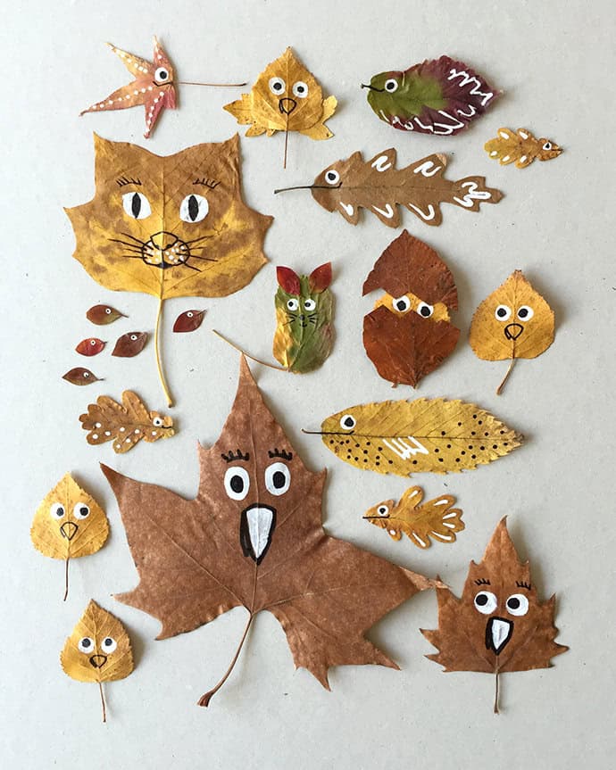 Creative Fall Leaf Critters