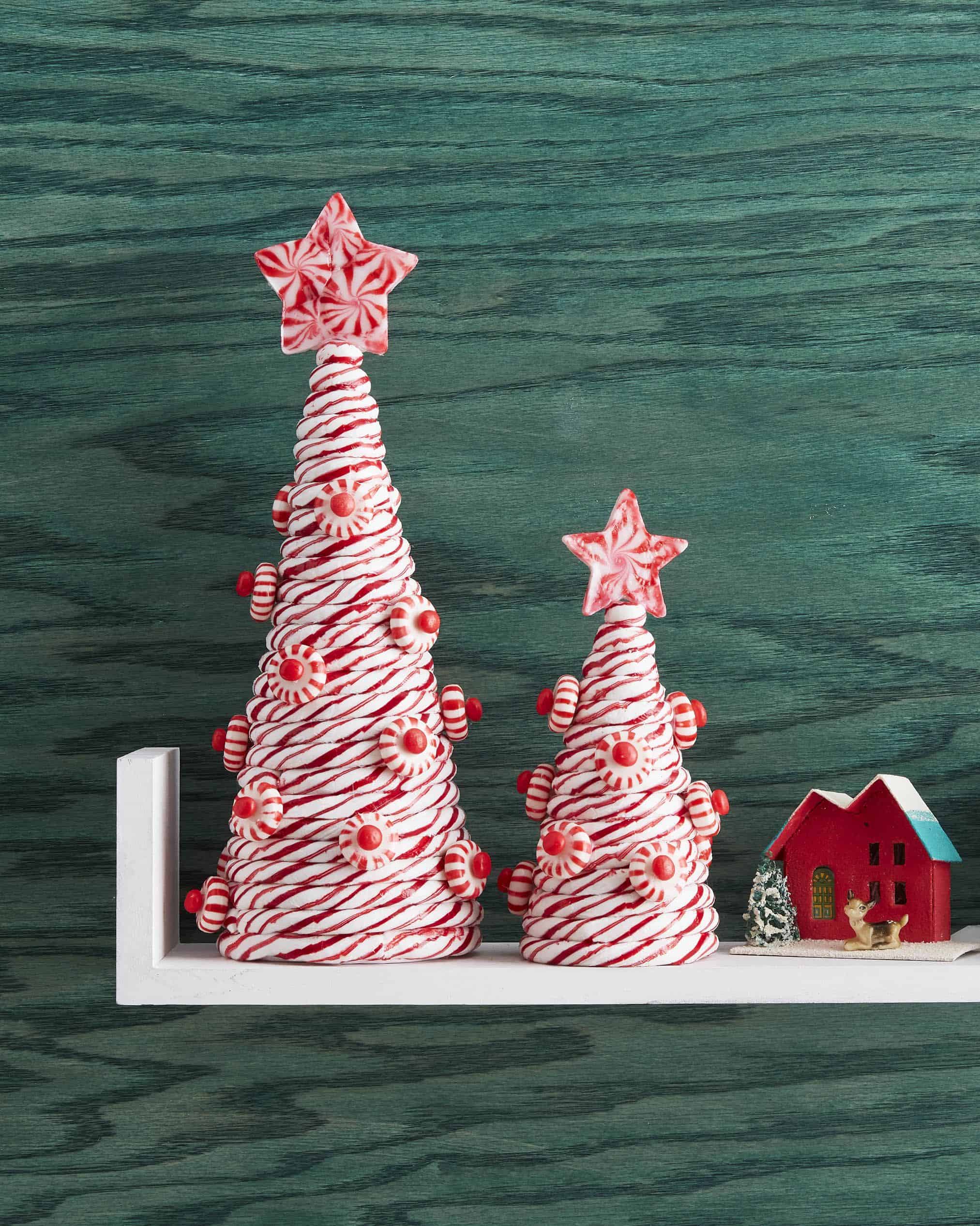 Candy Cane Christmas Tree Towers