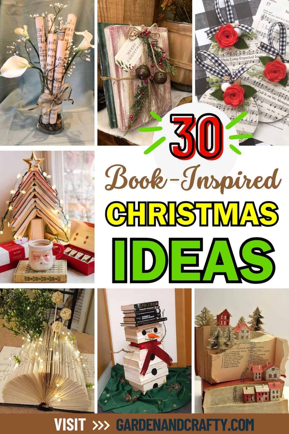 30 Magical Christmas Decor Ideas Inspired By Books and Pages