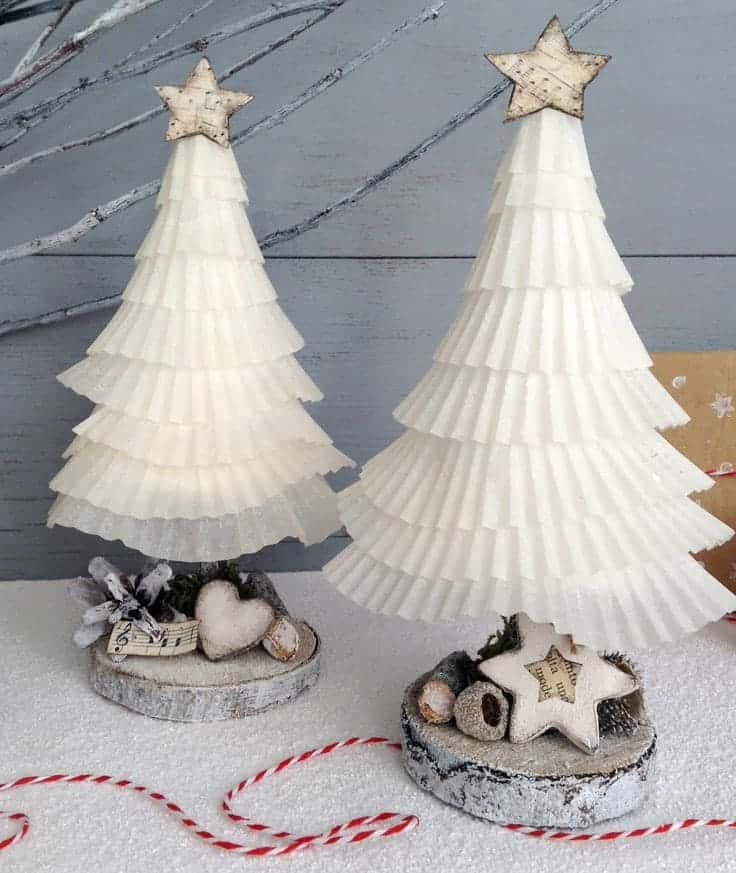 5 Easy Steps to Make DIY Christmas Tree Craft with Cupcake Liners