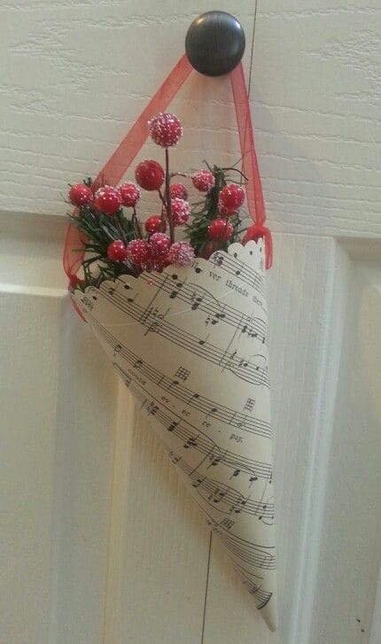 Charming Sheet Music Cone