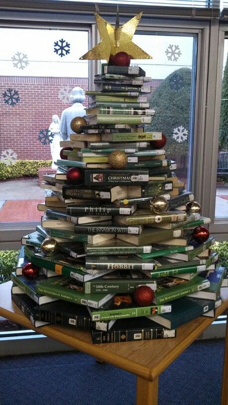 Christmas Tree Book Tower