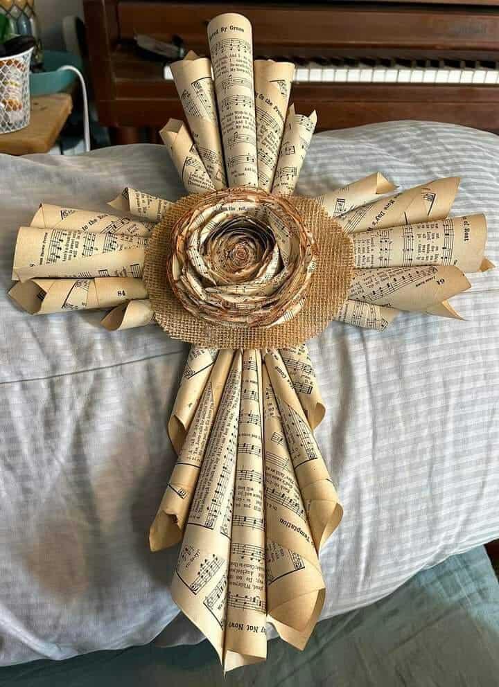 Harmonious Paper Cross Art