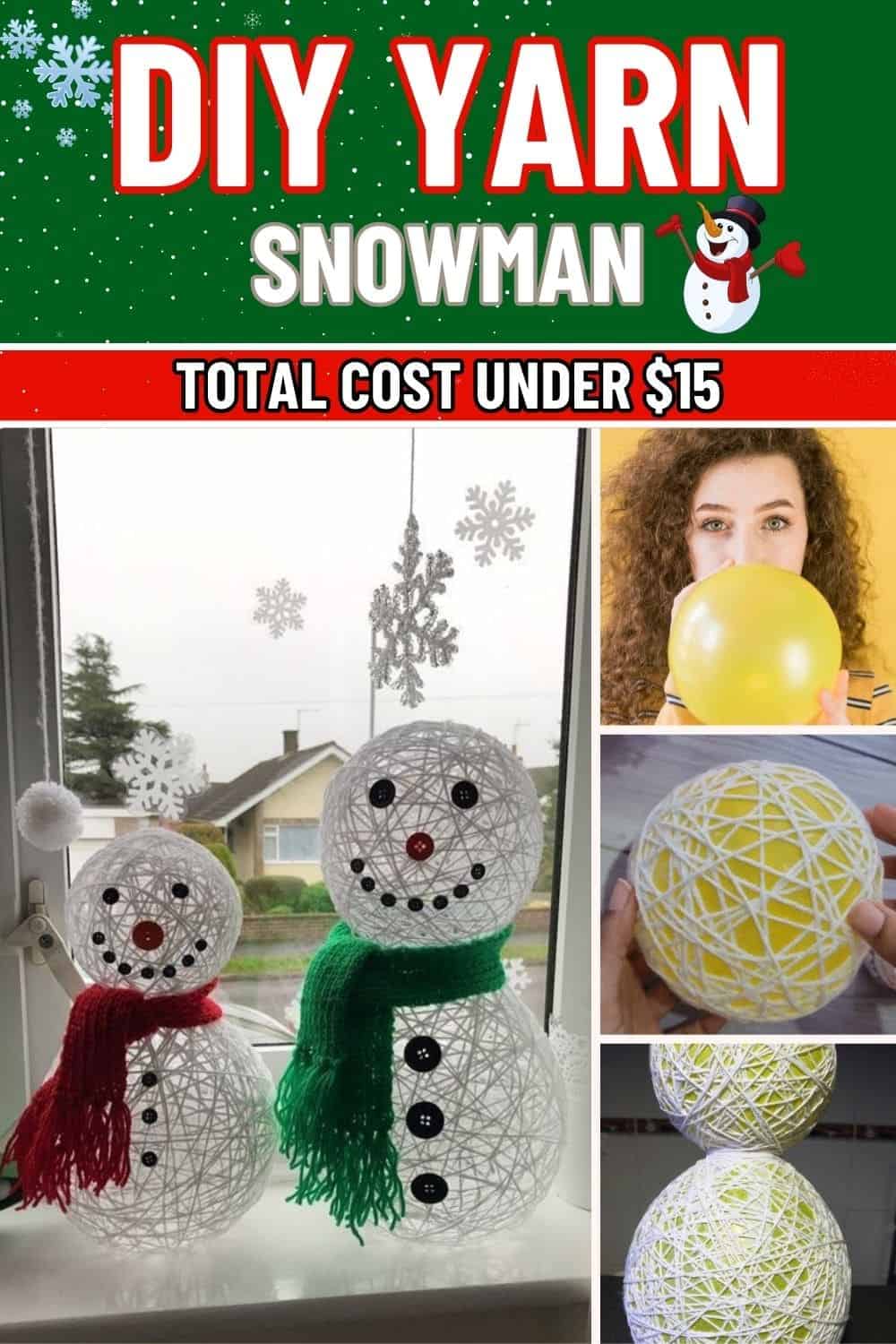 How to Make Adorable Yarn Snowmen In Just 7 Simple Steps