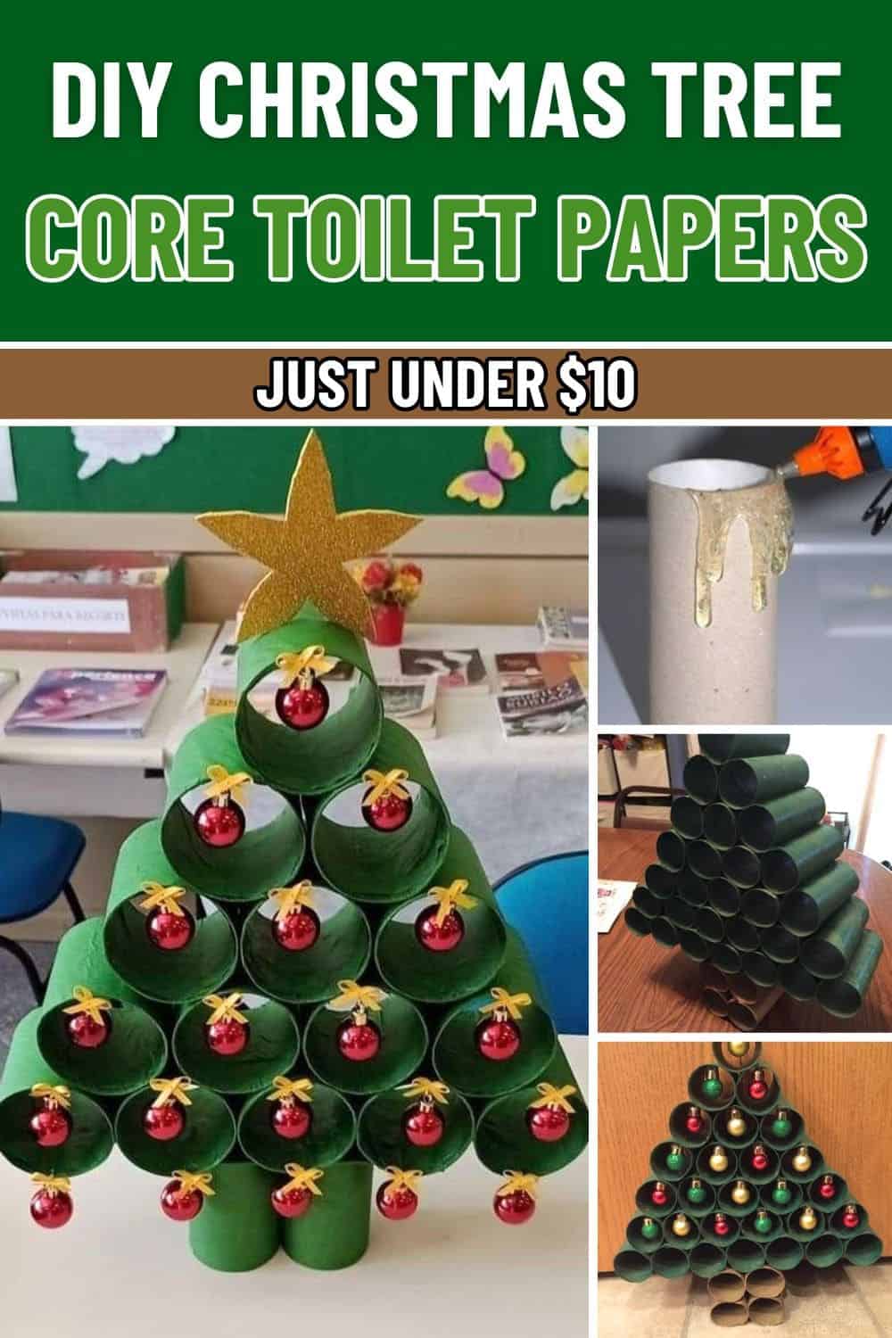 How to Make Christmas Tree From Core Toilet Papers In 4 Steps