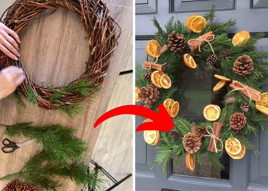 Guide to Make a DIY Christmas Wreath Under $30 in Just 15 Minutes