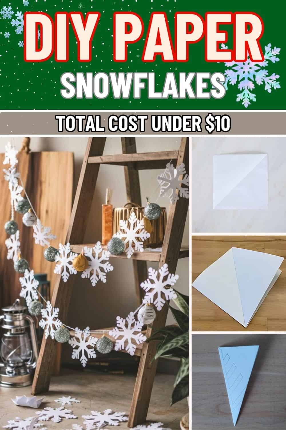 How to Make DIY Paper Snowflakes With Some Easy Materials