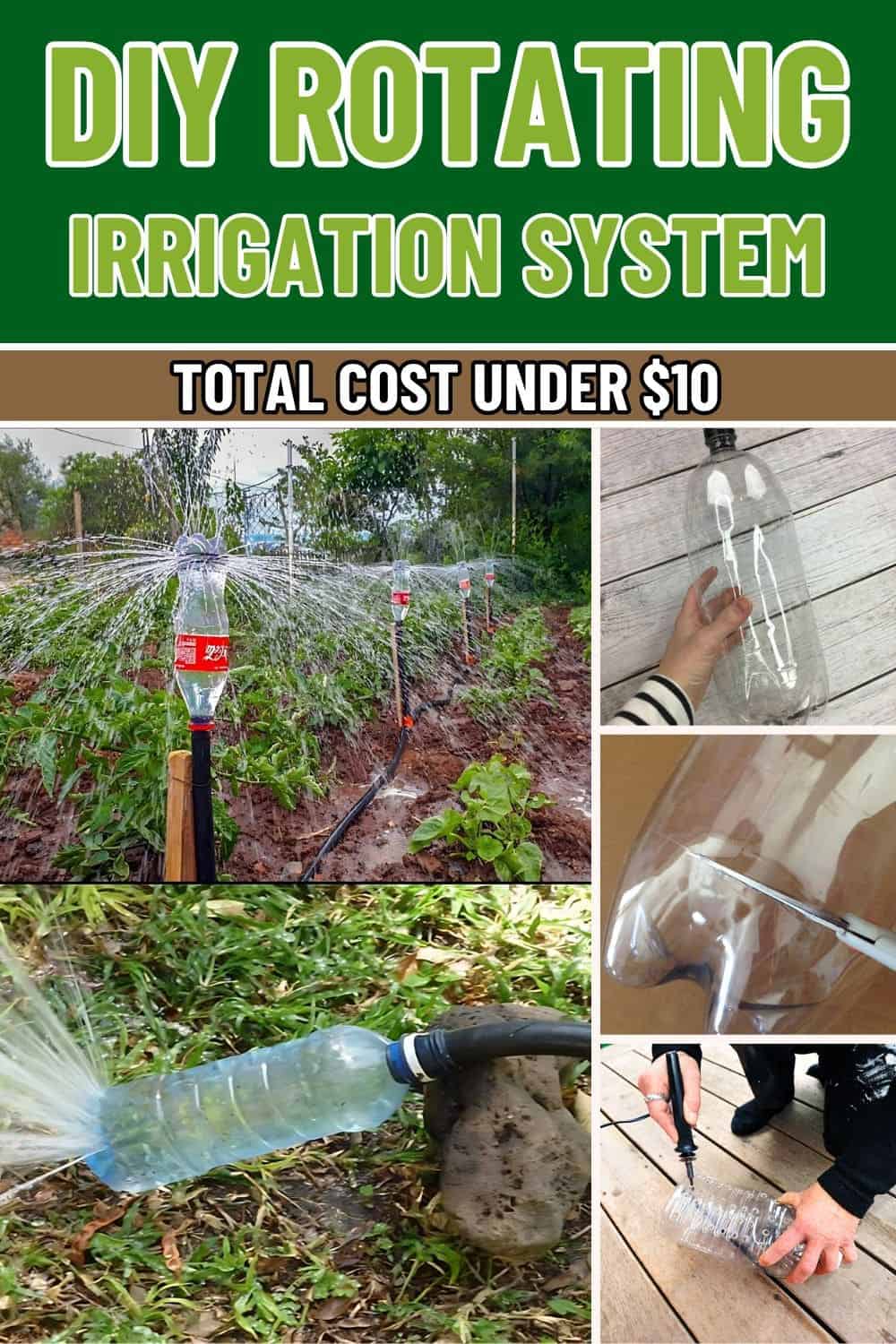 How to Turn Plastic Bottles Into a DIY Rotating Irrigation System