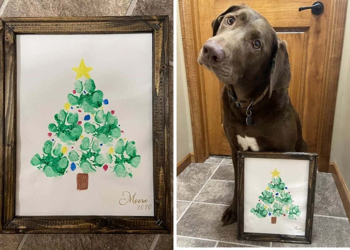 4 Easy Steps to Create a Cherished Paw Print Christmas Tree Keepsake