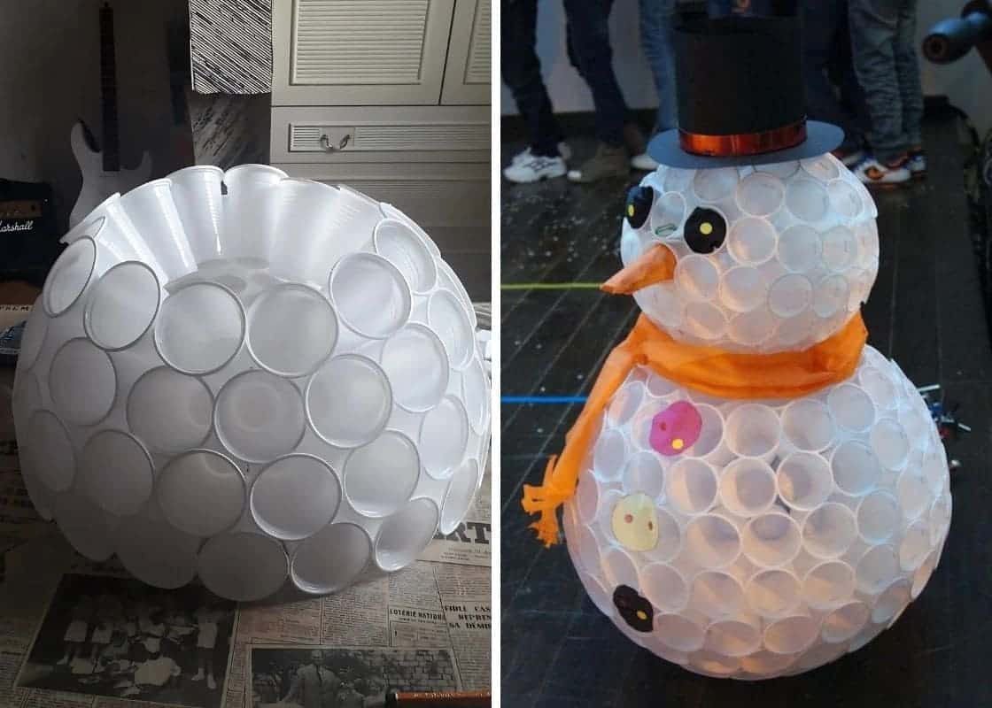 5 Simple Steps to Create Your DIY Plastic Cup Snowman