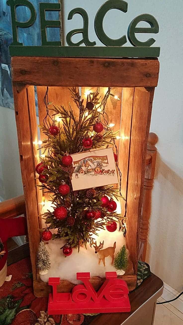 Rustic Christmas Glow Drawer