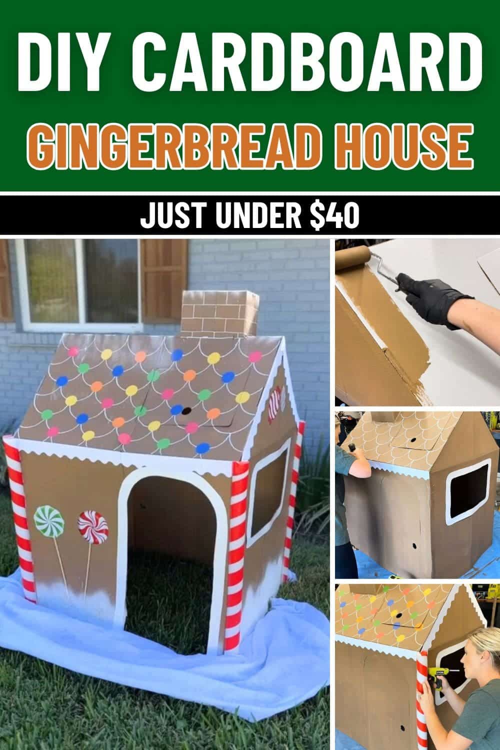 Step-by-Step Guide DIY Cardboard Gingerbread House That Kids Will Adore