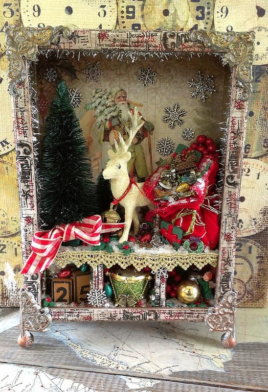 Vintage Santas Sleigh Drawer