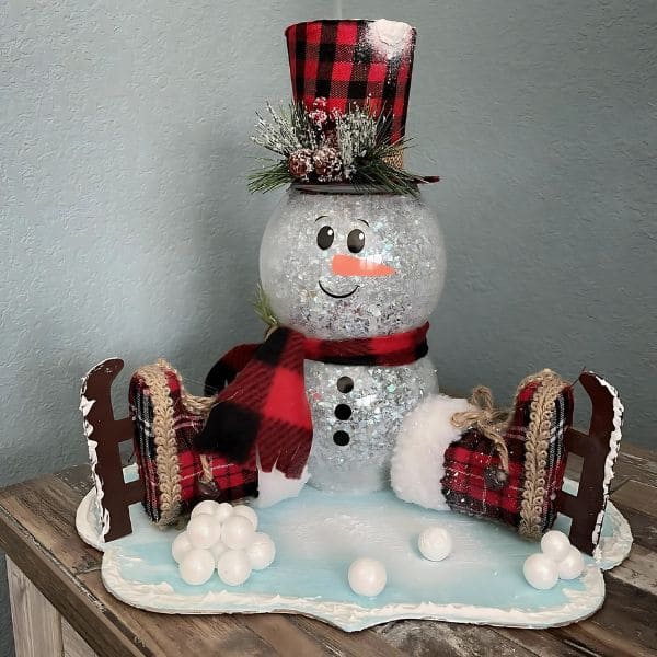 A Step-by-Step Guide to Crafting Snowman Fishbowl for Winter Decoration