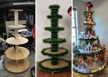 How to Build Your Own Christmas Tree Village In 6 Steps