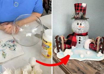 A Step-by-Step Guide to Crafting Snowman Fishbowl for Winter Decoration