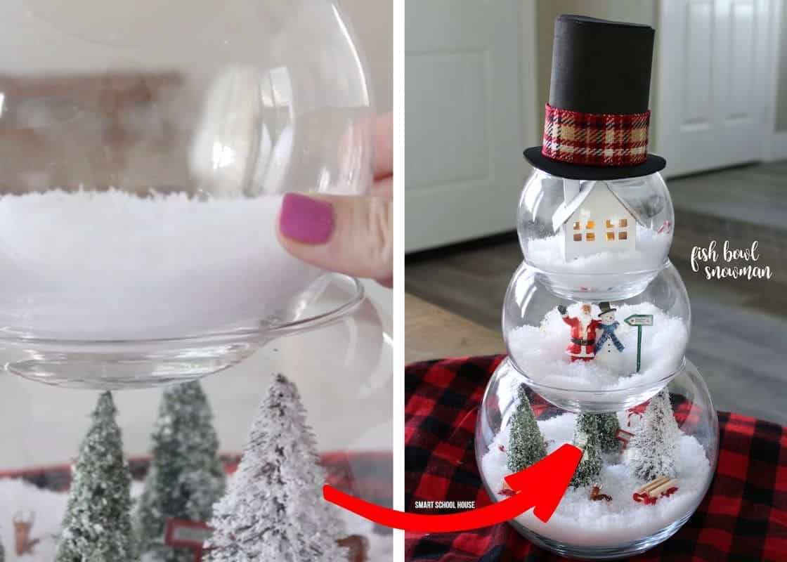 DIY Fish Bowl Snowman At Home In 5 Simple Steps