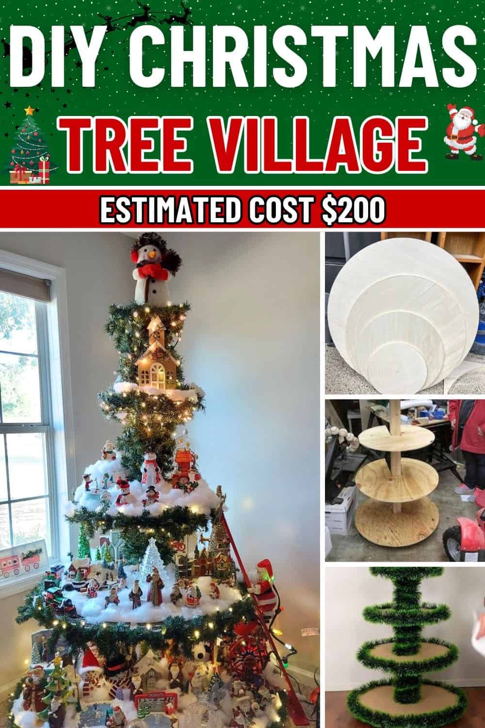 How to Build Your Own Christmas Tree Village In 6 Steps