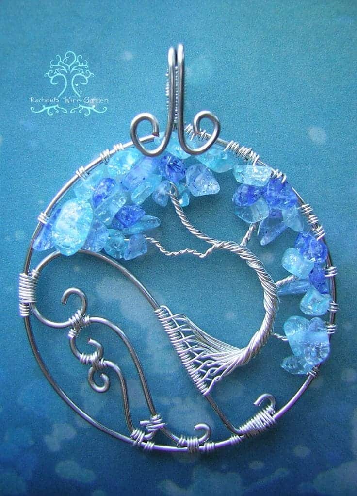 Captivating Wire-Wrapped Tree of Life Pendant